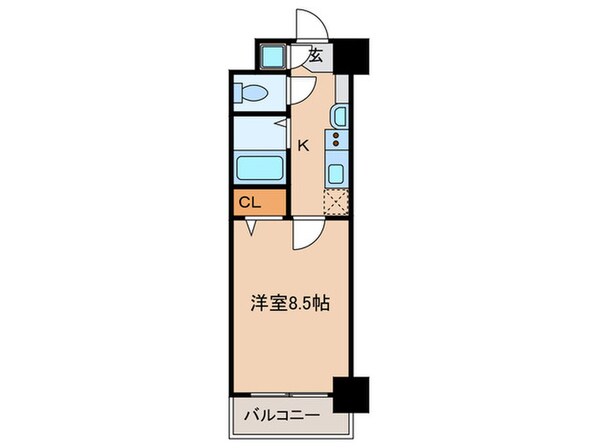 エンクレスト赤坂弐番館(702)の物件間取画像
